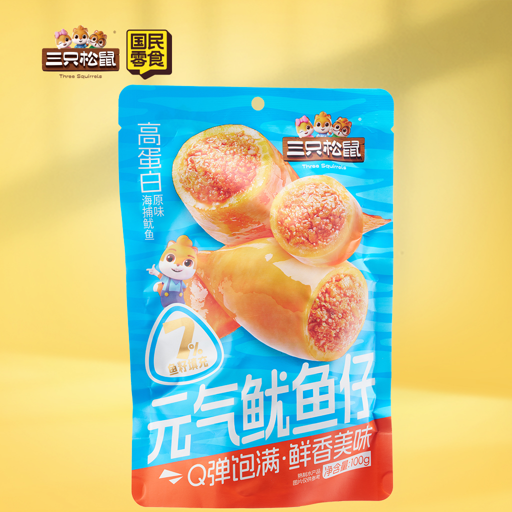 社区零食_元气鱿鱼仔/原味/100g