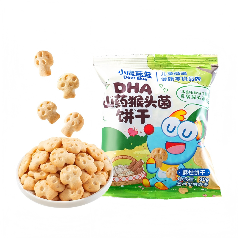 小鹿蓝蓝-DHA山药猴头菌饼干20g