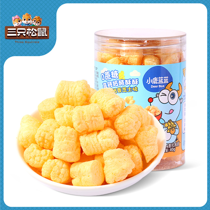 小鹿蓝蓝-0蔗糖奶酪酥酥40g