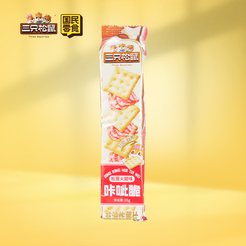 咔呲脆松茸火腿味35g