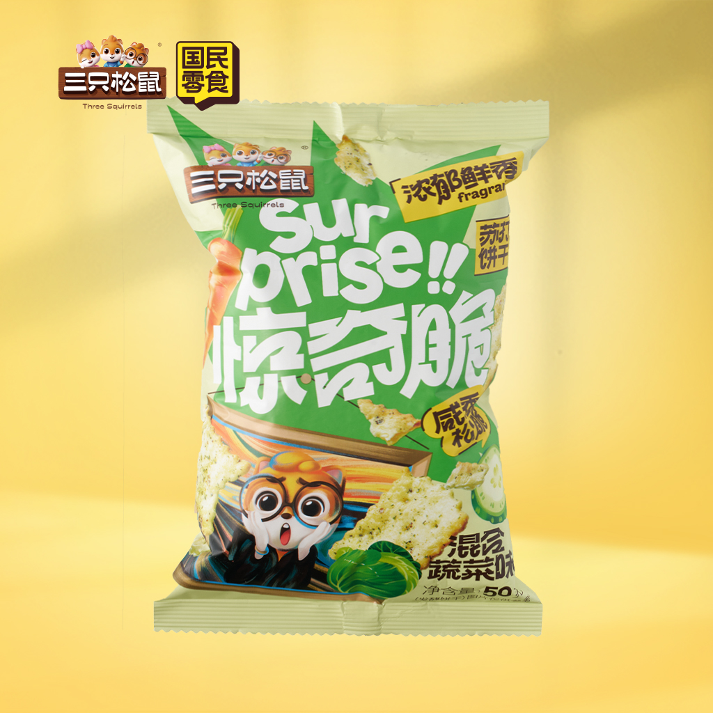 惊奇脆苏打饼干蔬菜味50g