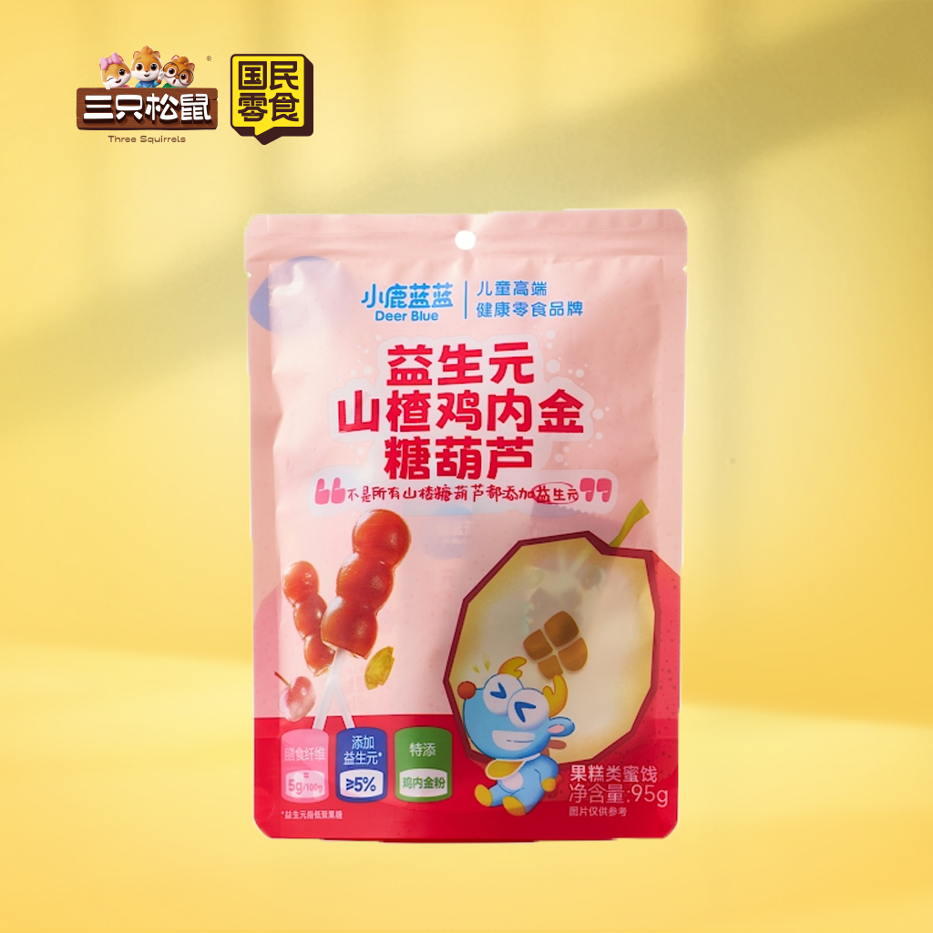 小鹿蓝蓝-益生元山楂鸡内金糖葫芦95g