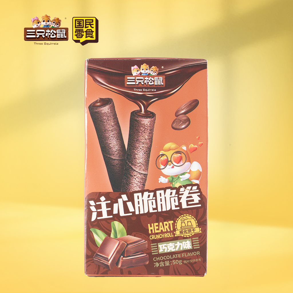 注心脆脆卷巧克力味50g