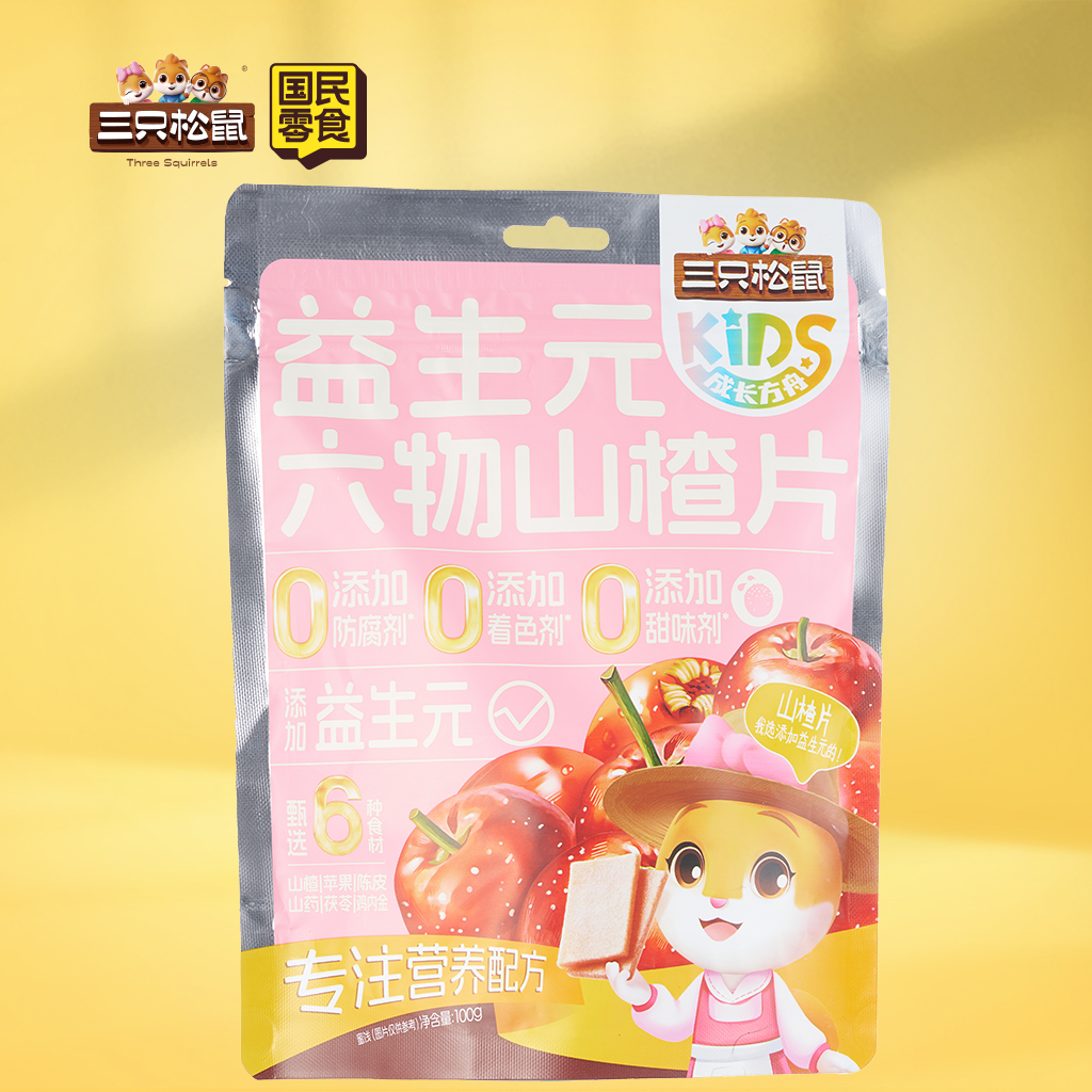 益生元六物山楂片/100g