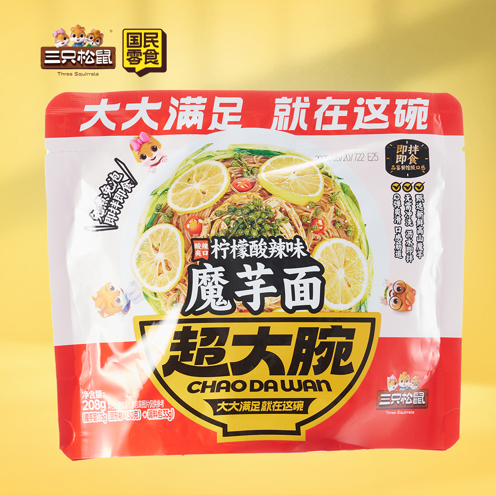 魔芋凉面柠檬酸辣味208g