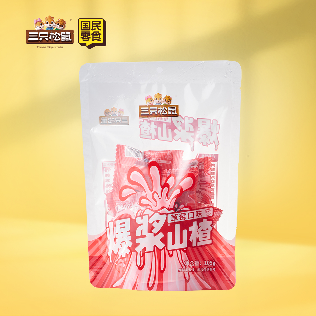 爆浆山楂草莓味105g