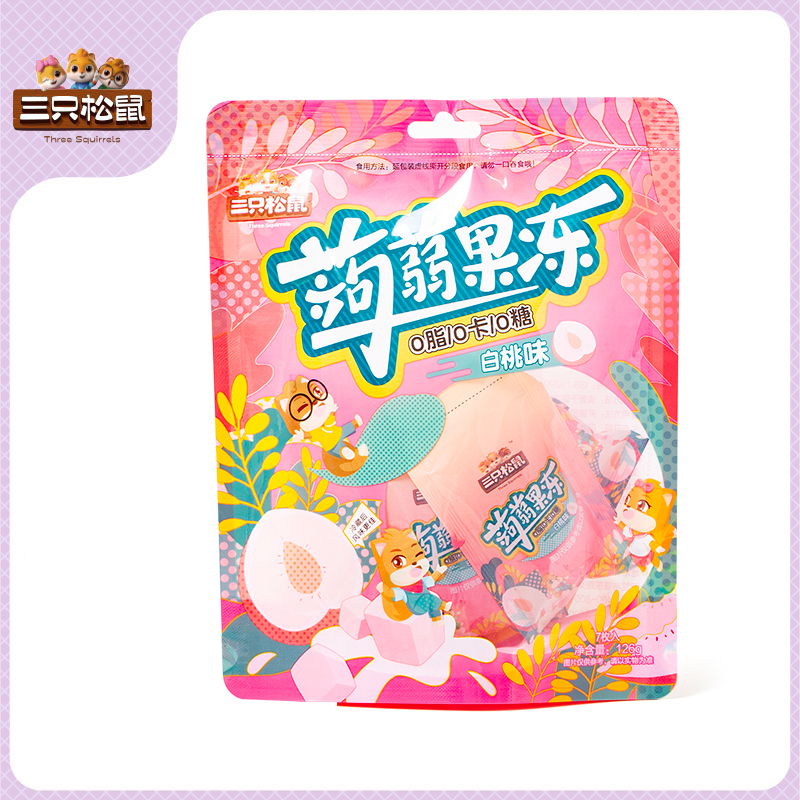 蒟蒻果冻白桃味126g